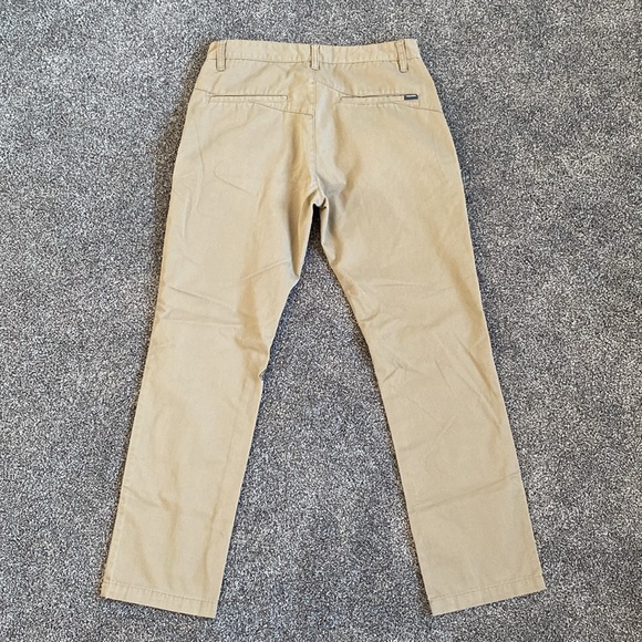 Volcom Men’s Cotton Pants 32W 30L Khaki - Picture 3 of 7